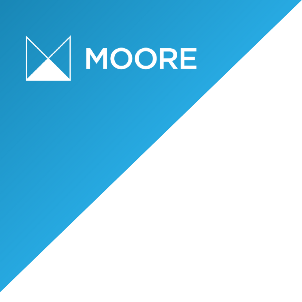 esquina azul con logo